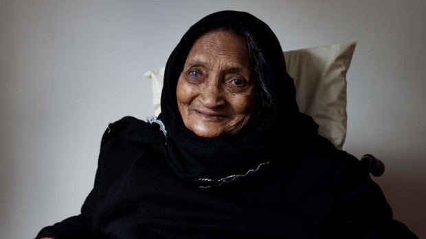 Making history: Ali Nesha made the 10-day voyage to Christmas Island at 98 years old.