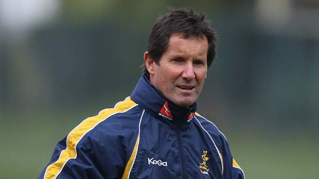 Robbie Deans... set to guide Wallabies until at least 2013.