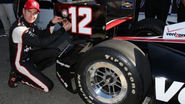 On track: Needing only a sixth place finish in the last race, Will Power could win the title. 
