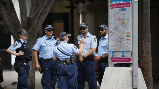 Police will be out in force at Circular Quay on Australia Day. 