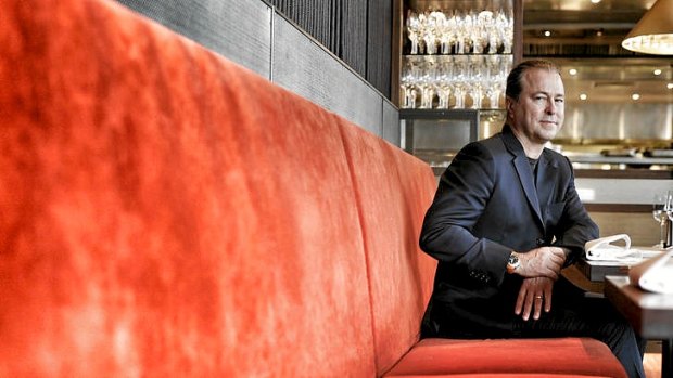 Chef Neil Perry at his Rockpool Bar & Grill restaurant in Melbourne.