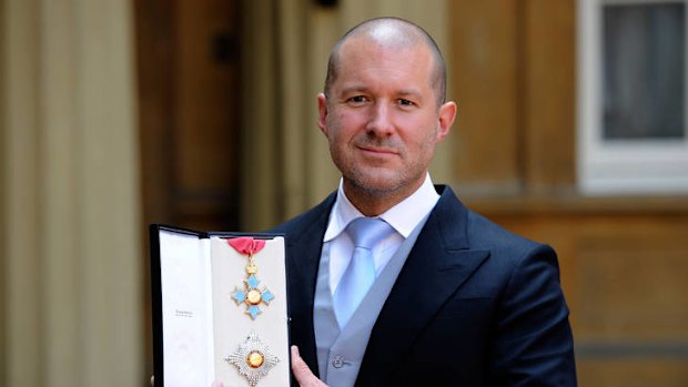 Knighted ... Apple design guru Jonathan Ive.