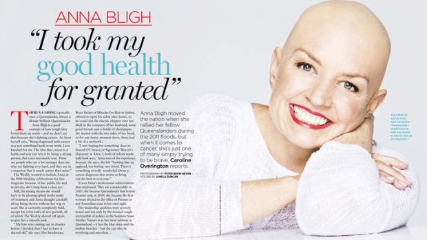 Anna Bligh bares all about her battle with cancer.