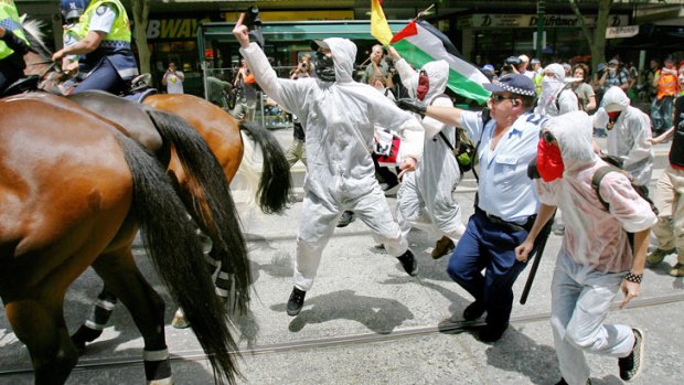 The G20 meeting of finance ministers in Melbourne was marred by violent protests.