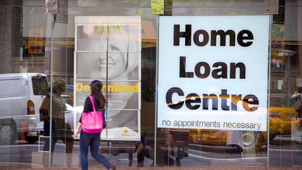Loans from banks to buyers from newly built homes fell six per cent.