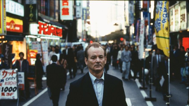 Bill Murray in the film <i>Lost In Translation</i>.