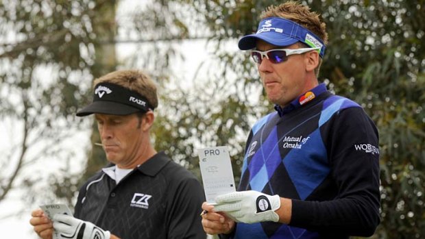 Study in contrasts: Stuart Appleby and Ian Poulter
