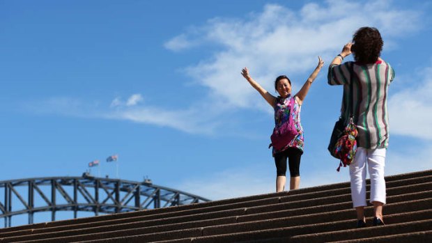The sky's the limit: Tourism has been identified as one of five super-growth sectors in which NSW is expected to gain a disproportionate share.