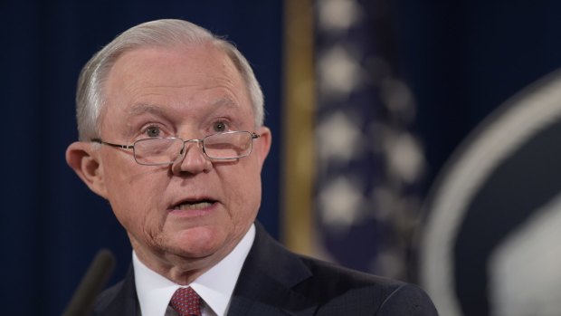 Attorney-General Jeff Sessions said Americans had rejected an "open border" policy. 