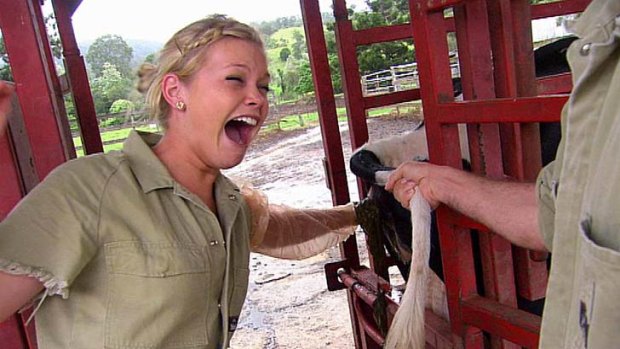 Totally Wild presenter Pip Russell gets her hands dirty on the job.