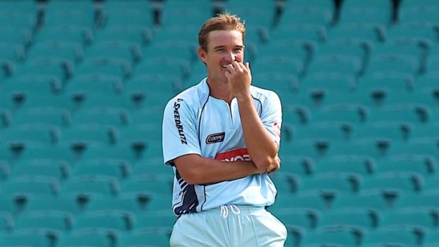 Nail-biting ... Nathan Hauritz may suffer from the wealth of quality spinners in NSW.