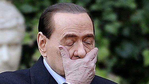 Caught up in controversy ... Italian Prime Minister Silvio Berlusconi.