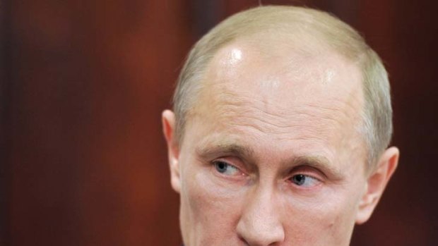 Struggling ... voters turned against Vladimir Putin to the main benefit of the Communist Party.