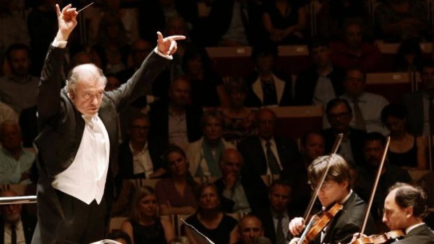 Valery Gergiev conducts the London Symphony Orchestra at the Sydney Opera House.