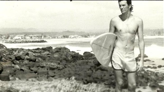 William Finnegan on the beach at Kirra, circa 1979.