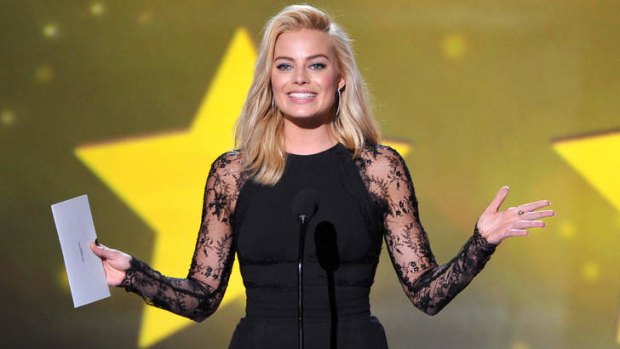 Margot Robbie, presenting at the 2014 Screen Actors Guild Awards, is set to star in <em>Z for Zachariah</em>.