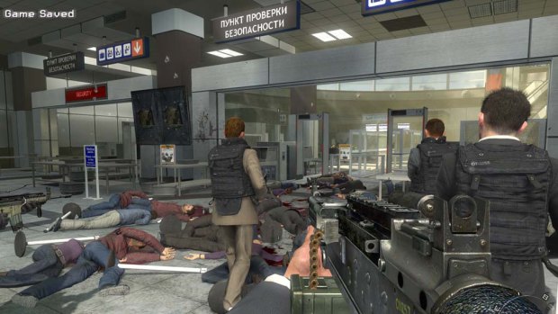 The controversial mission from Modern Warfare 2 in which players slaughter civilians in an airport.