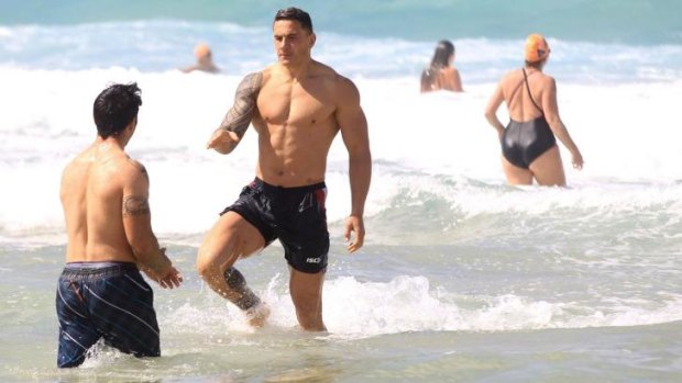Recovery time: Sonny Bill Williams.
