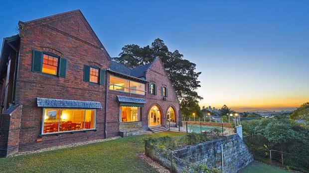 Harbour views: The Bellevue Hill home is on a 2549-square-metre block.