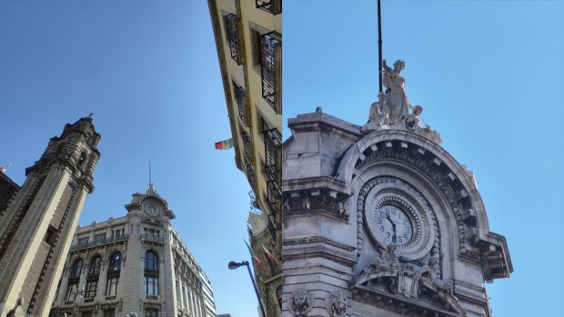 Left: An image captured by the wide angle camera. Right: Captured at 10x zoom.