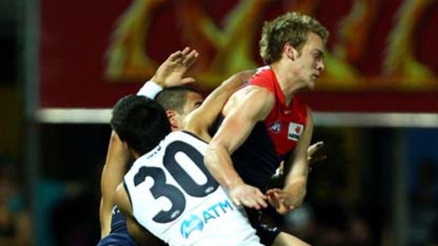 Jack Watts has had a testing introduction to AFL football.
