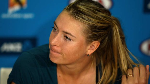 Not interested: Russia's Maria Sharapova will not play in the Fed Cup.