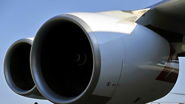 The Qantas Airbus A380 has Rolls Royce Trent 900 engines.