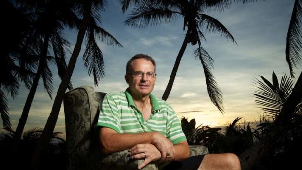 Jon Stanhope, Administrator of the Australian Indian Ocean Territories, (Christmas Island and Cocos / Keeling Islands) at his home on Christmas Island.