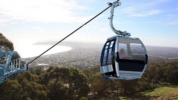 Proposed Arthurs Seat gondola.