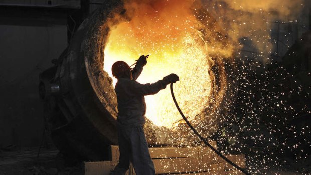 Steel factories, such as this one in Hefei, Anhui province, are going through a period of low profitability.