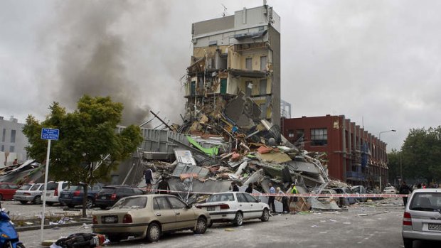 Litany of failings ... the collapsed CTV building.