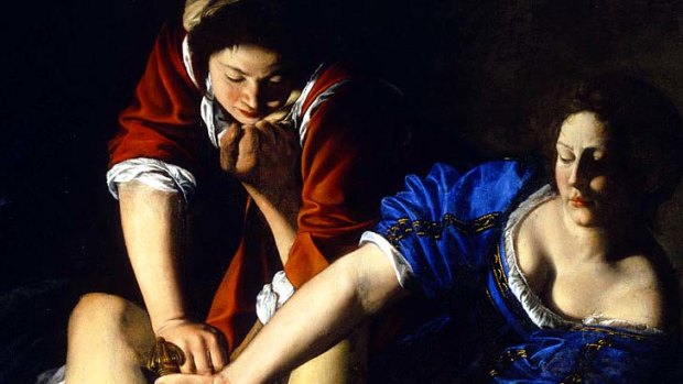 Offensive content? ... Gentileschi's <i>Judith Slaying Holofernes.</i>