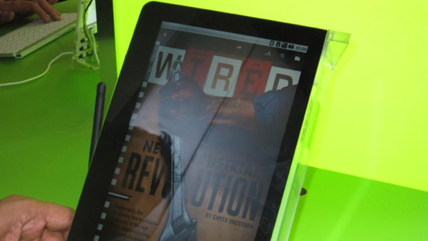 Wired has become the first magazine to show off a complete, specially designed version for tablet devices.