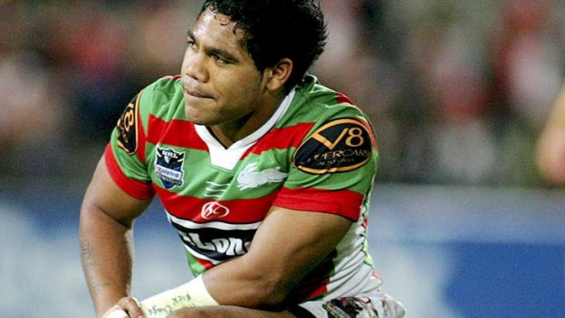 Chris Sandow his under pressure to lead Souths to victory.