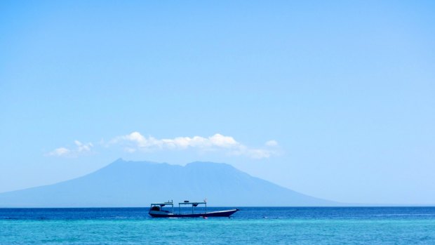 The view from Menjangan Island.