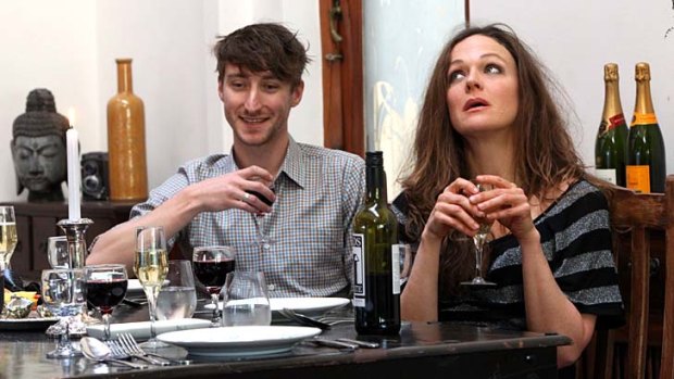 Dinner guests &#8230; Tom Stokes and Caroline Brazier play the leads in <i>I Want to Sleep with Tom Stoppard</i>.