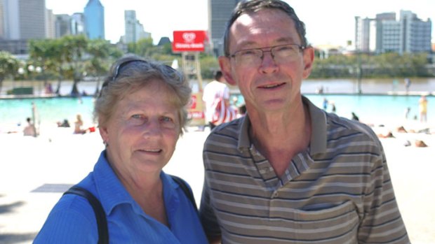 Dot and Peter Attwood loved queues at Expo 88.