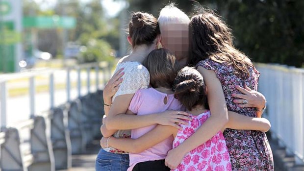 His four daughters left behind in Australia.