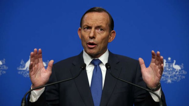 Prime Minister Tony Abbott says he is taking advice on whether the downing of flight MH17 would be classified as a terrorist act.