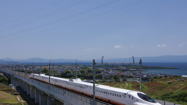 Although the new line only covers a short distance, there are hopes it will help increase tourism to Kyushu.