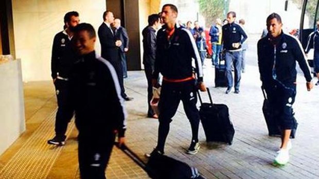 Italian giants Juventus arrive in Sydney.