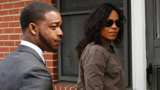 Stephan James and Sanaa Lathan in 