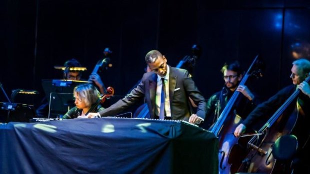 Jeff Mills performing with the MSO. 