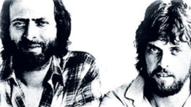 Left: Eric Woolfson with his  collaborator Alan Parsons in the heyday of their musical Project that stretched to 10 albums. Right:  Woolfson in more recent times.
