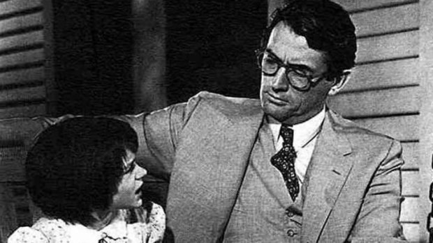 Inspirational: Gregory Peck as lawyer Atticus Finch in the 1962 adaption of <i>To Kill a Mockingbird</i>.