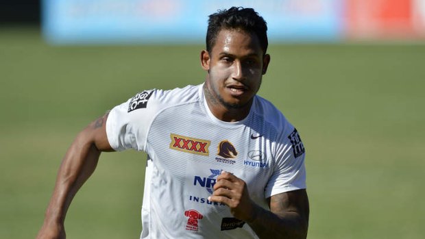 Hostile homecoming: Ben Barba lines up against his old club on Friday.