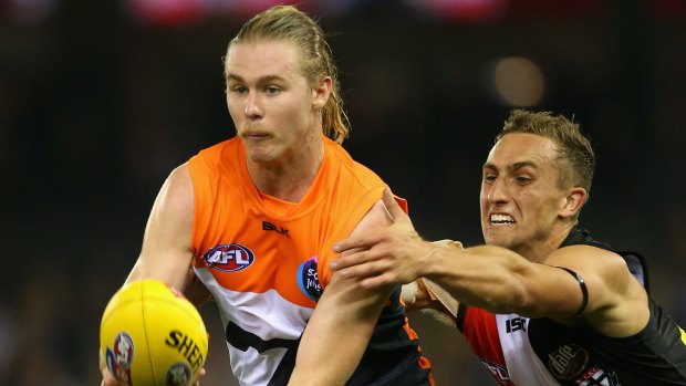 GWS' Cam McCarthy could be headed west.