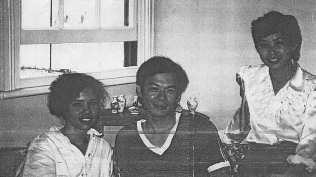 Grace Clague (left), Humphrey Xu (centre) and Helen Liu.
