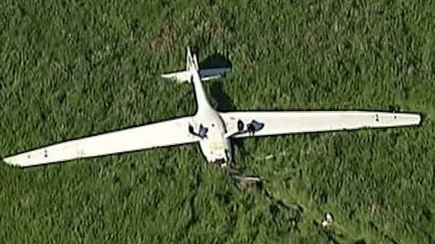 The glider crash at Bangholme.