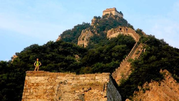 Scarred face: The Great Wall of China is beautiful and revealing.